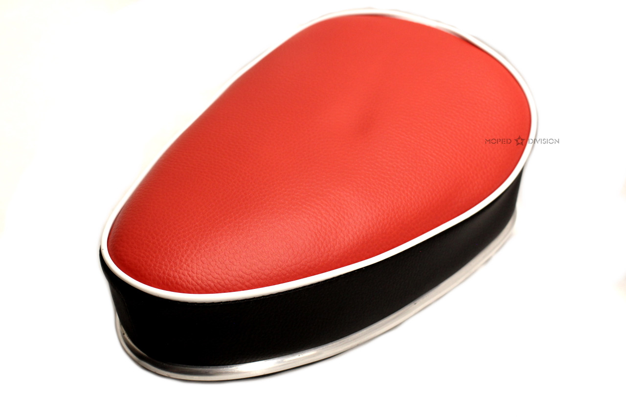 Guitar Pick Single Seat, Red Top with Chrome Trim