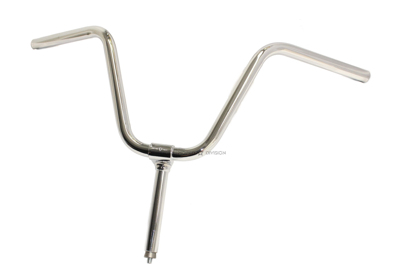 Cuppini Chrome Vespa Piaggio Ciao Quill Stem Handlebars *Offset