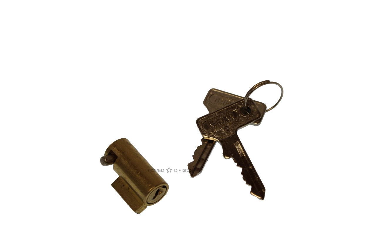 NOS Neiman Fork Lock and Key Set - 4mm - Moped Division