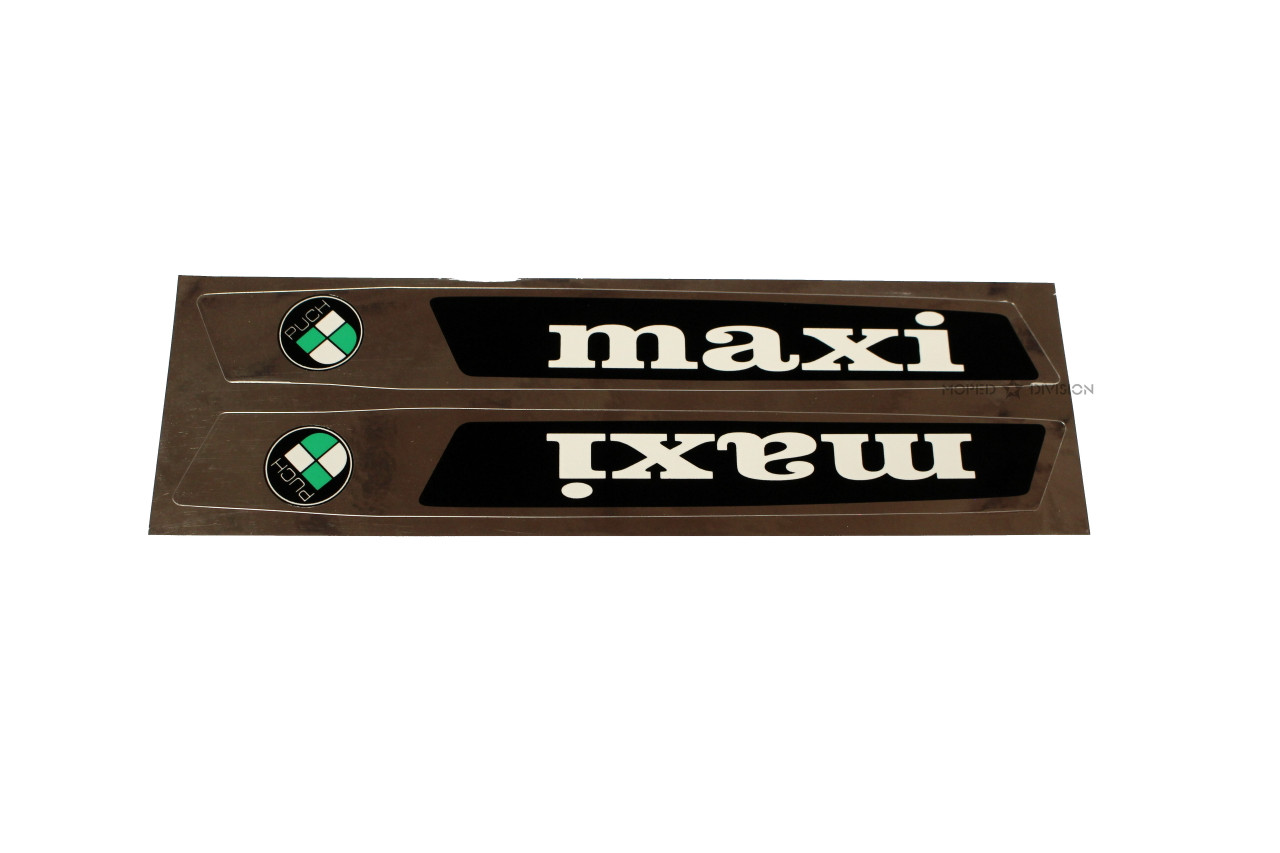 Puch "maxi" Tank Decal Set - Chrome
