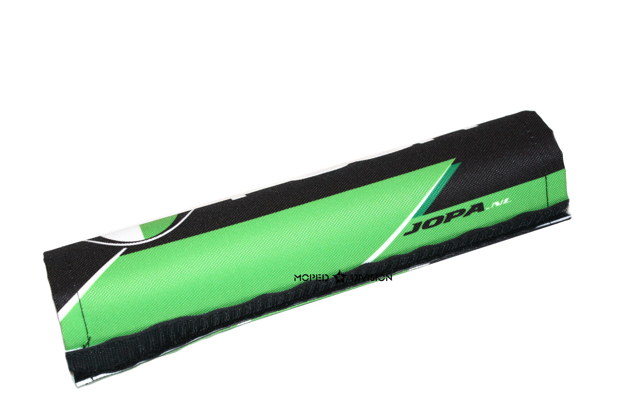 Puch Handlebar Pad, Black/Green/White - 26cm