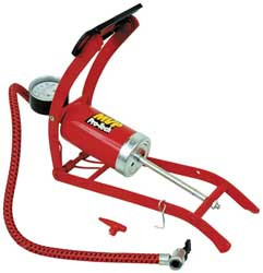 Tire Foot Pump with Gauge Moped Division