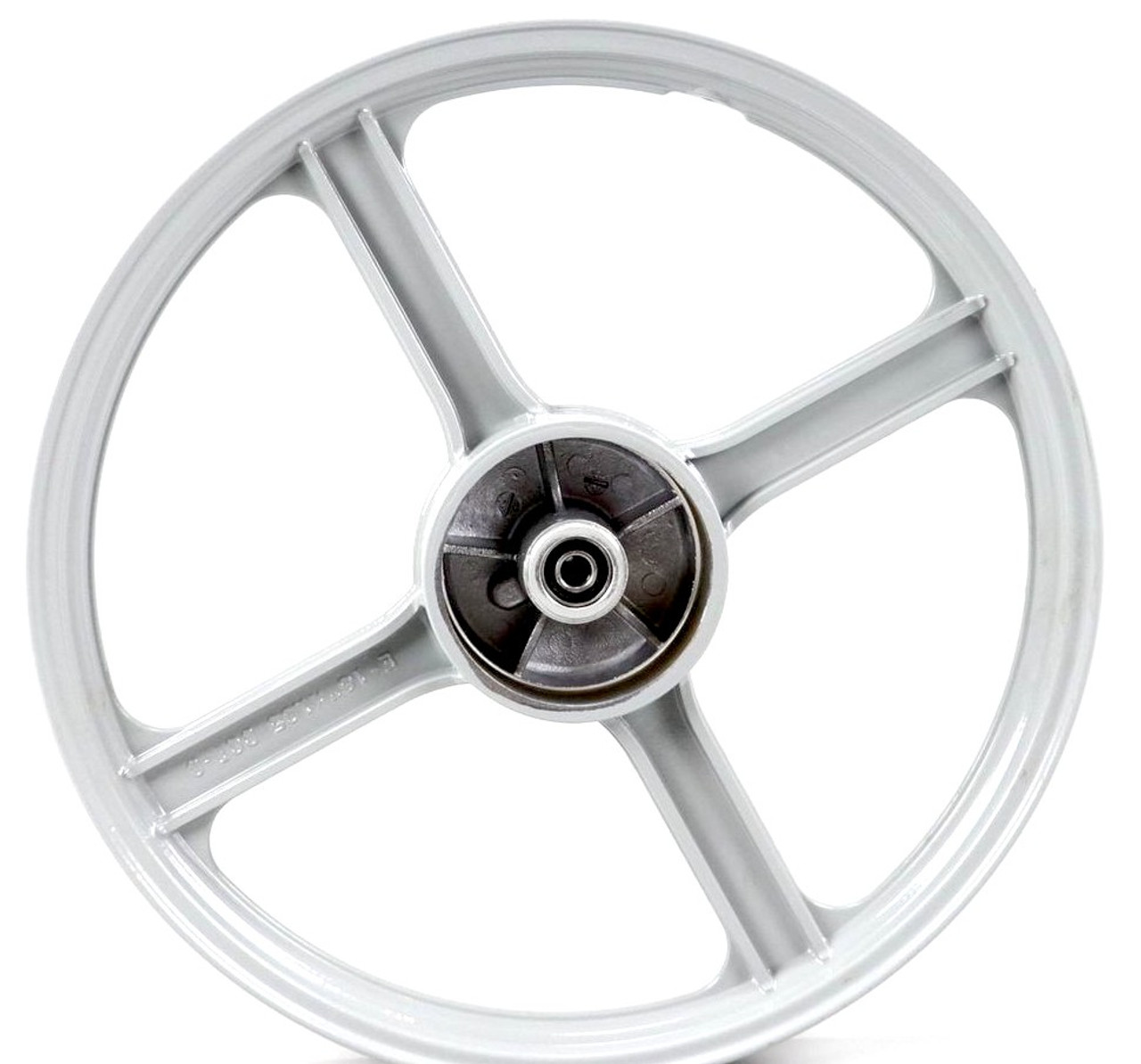  Piaggio Ciao / Si / Bravo 4 Star Mag Wheel Set - Grey