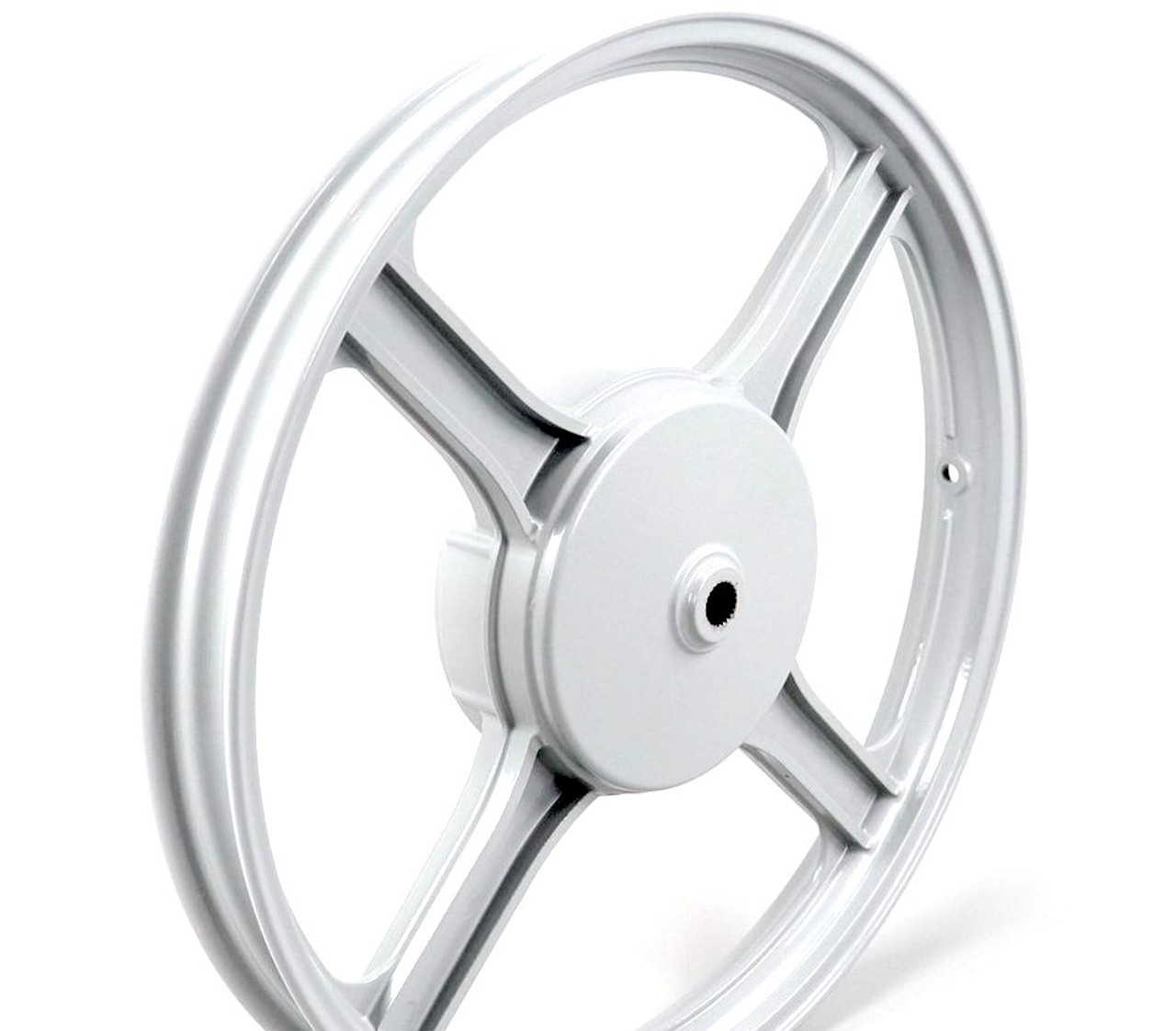  Piaggio Ciao / Si / Bravo 4 Star Mag Wheel Set - Grey