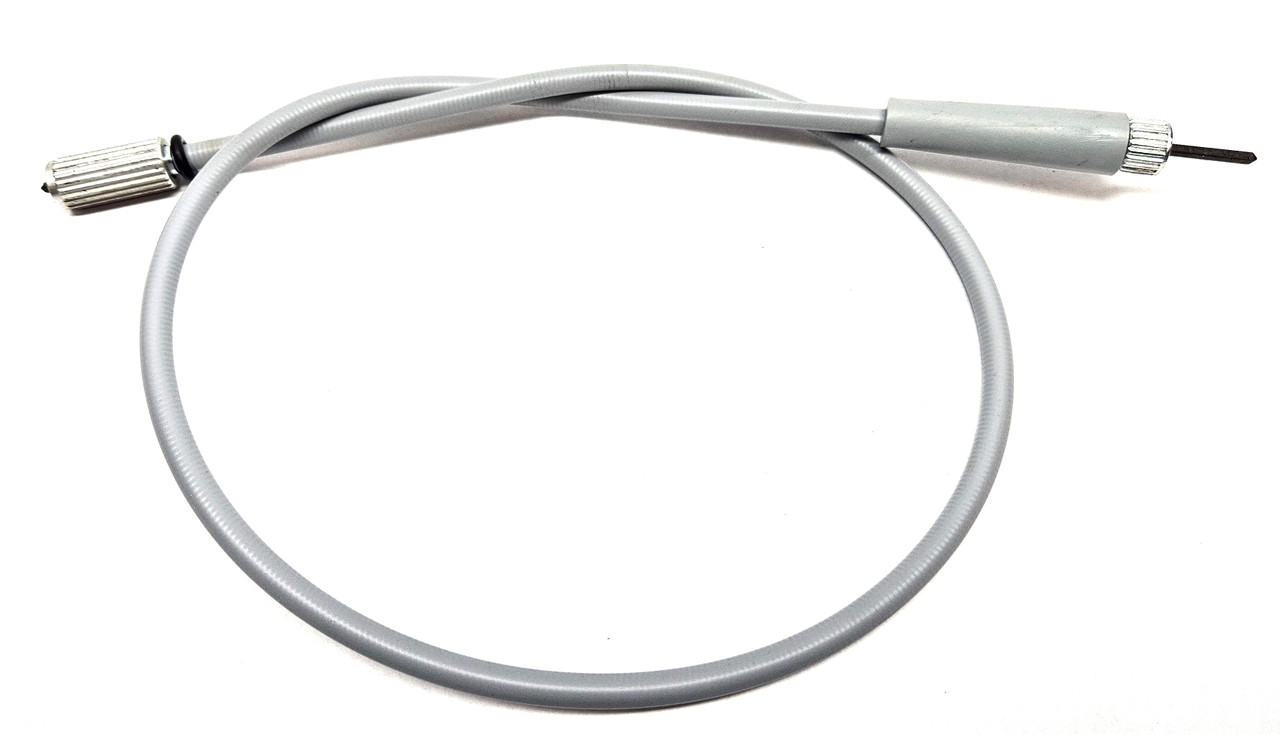  Vespa Piaggio Ciao Speedometer Cable with threaded ends-  Grey