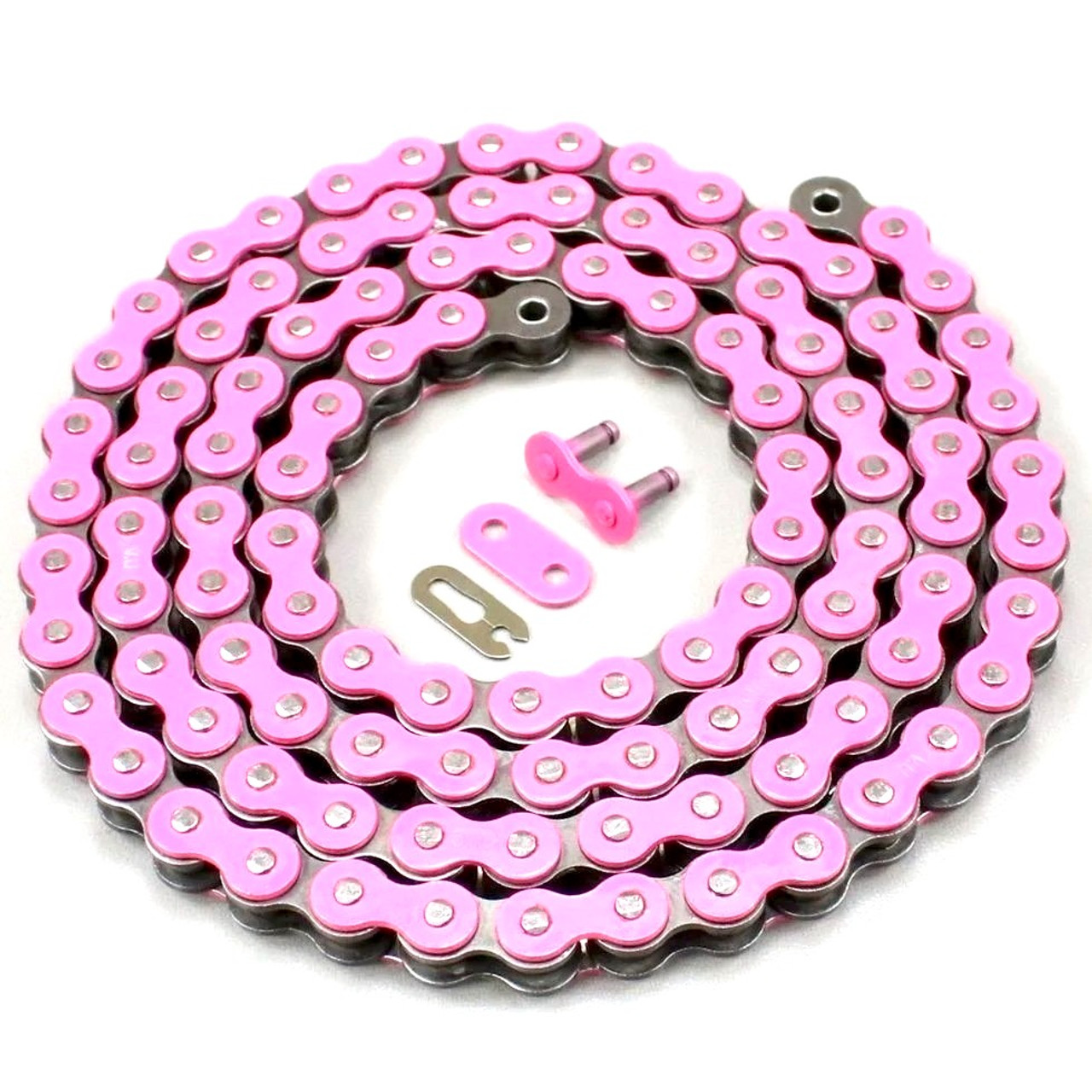 KMC 415 HD x 106 Link Moped Drive Chain - PINK