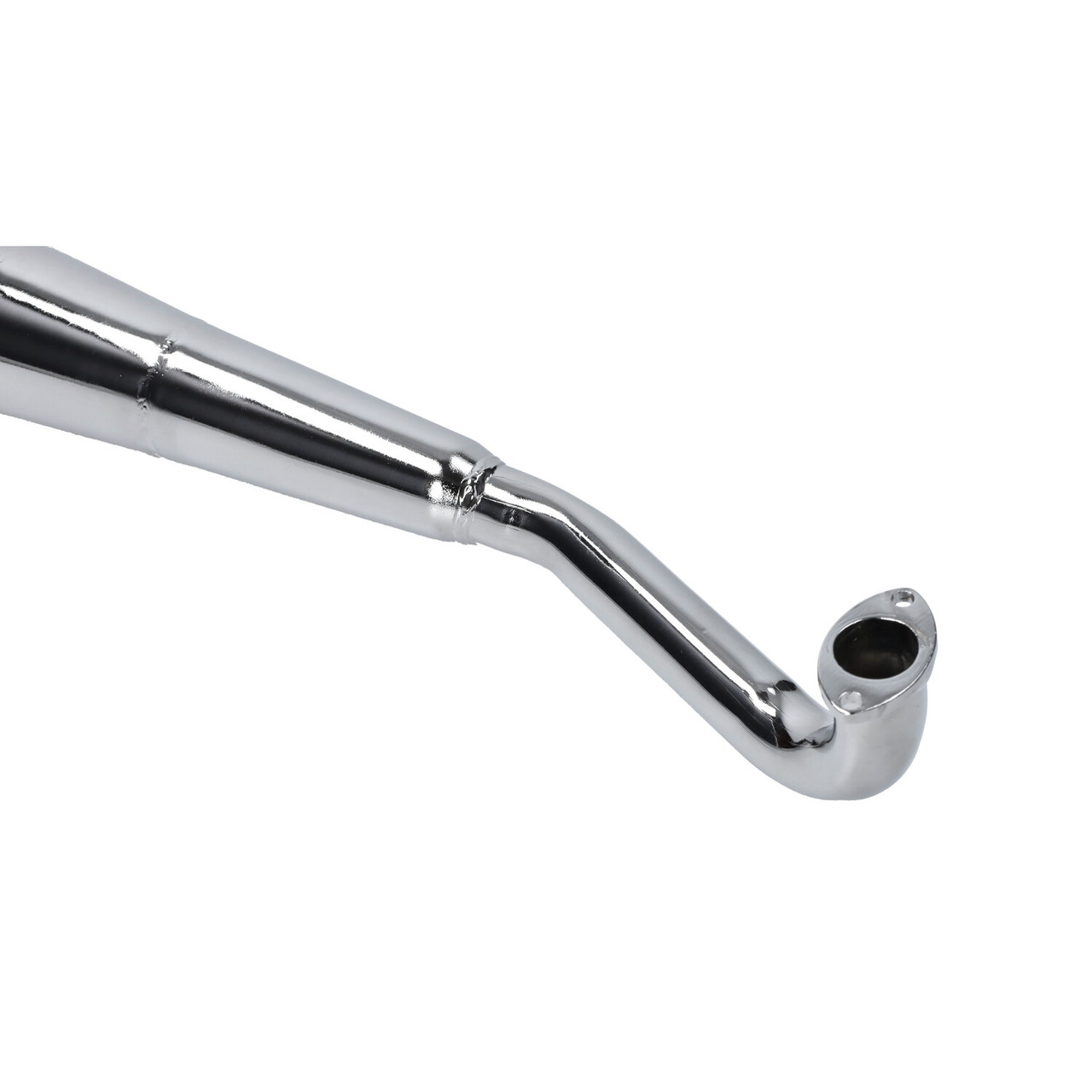  Puch Bullet Racing Evo-1 Exhaust - Chrome