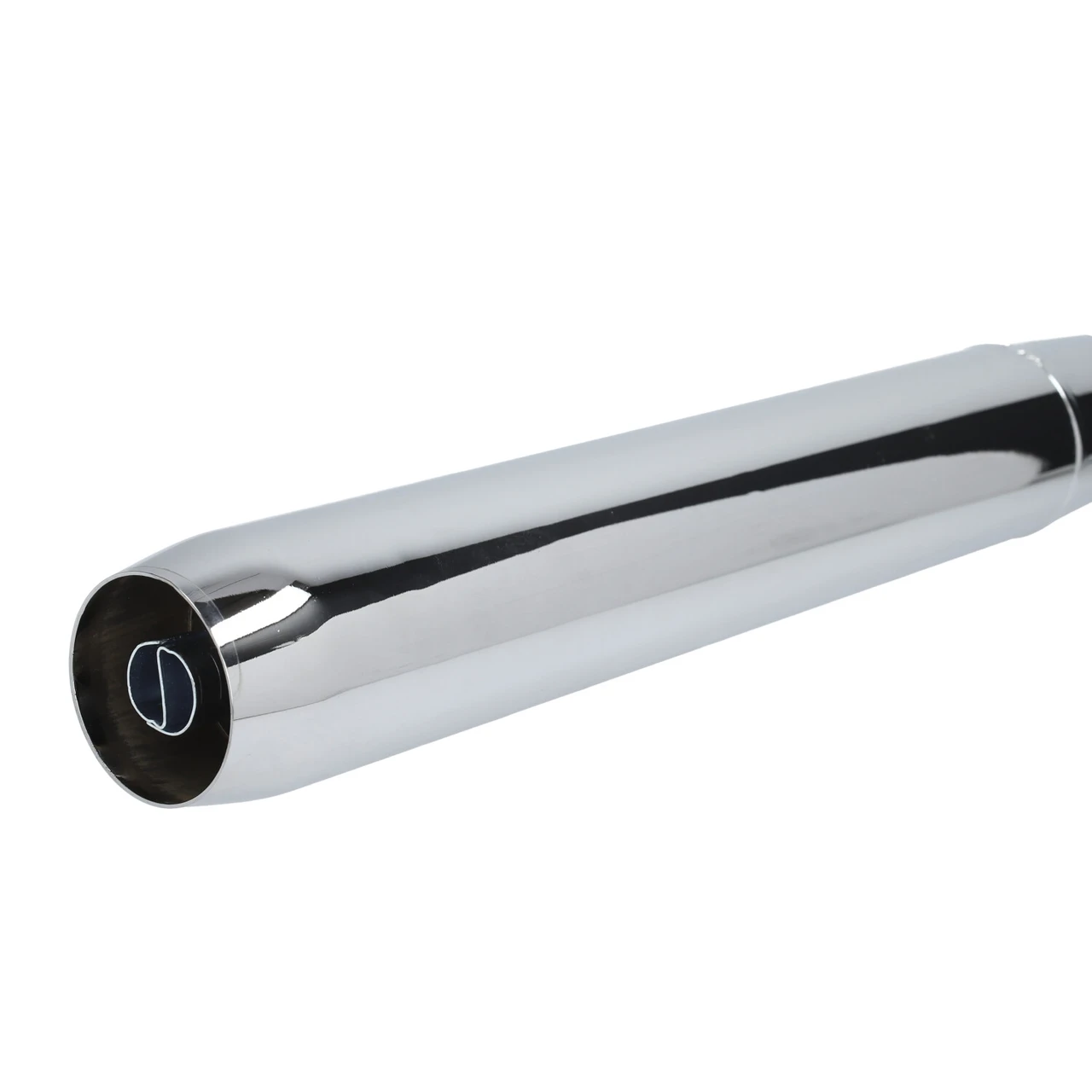 Puch 28mm Chrome Exhaust Chamber - Chrome