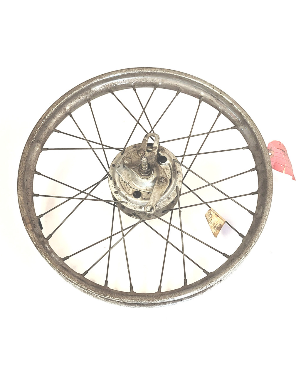  NOS Piaggio Bravo  1.5 x  16" Front Spoke Wheel  - Chrome 