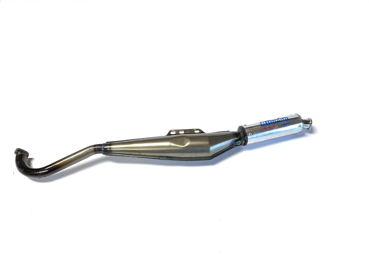 USED Puch Biturbo Performance Exhaust Pipe - Raw w/ Varnish
