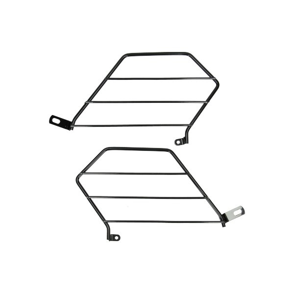 Tomos Side Saddle Bag Support Racks - Black