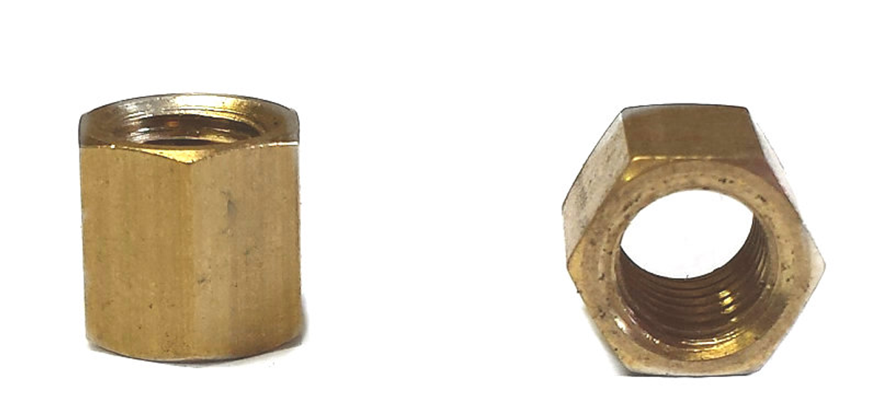 Taller  Brass Intake / Exhaust Nut M6  x 18mm  (SOLD EACH)