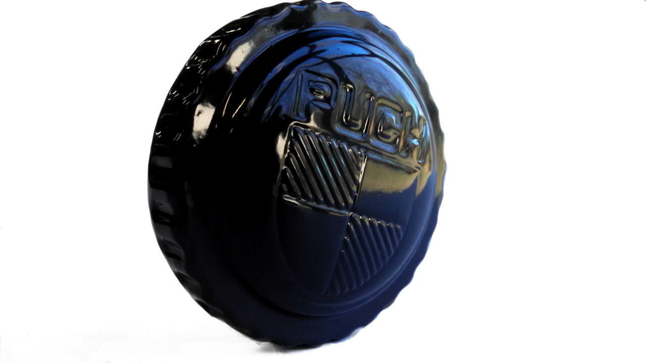  Puch 30mm Step thru Gas Cap - Black with Logo