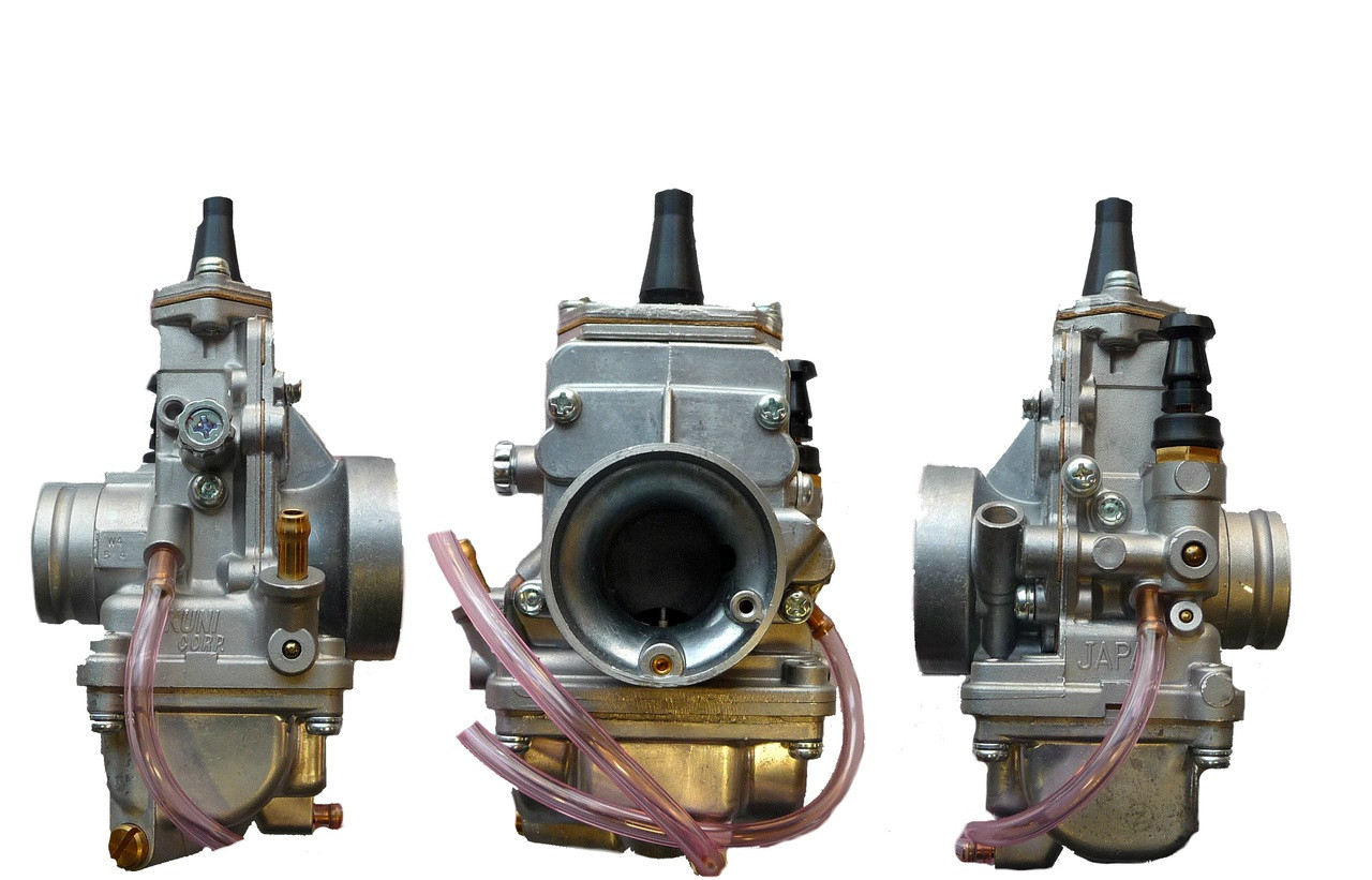 Mikuni TM24 Flatslide Spigot Carburetor - Moped Division