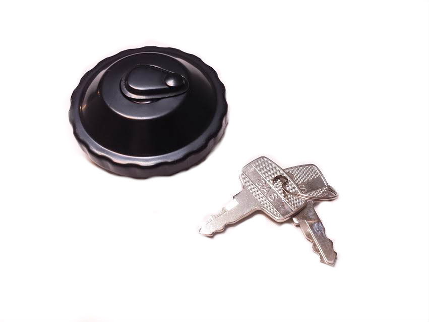 30mm Black Locking Gas Cap, For Step Thru Mopeds Moped Division