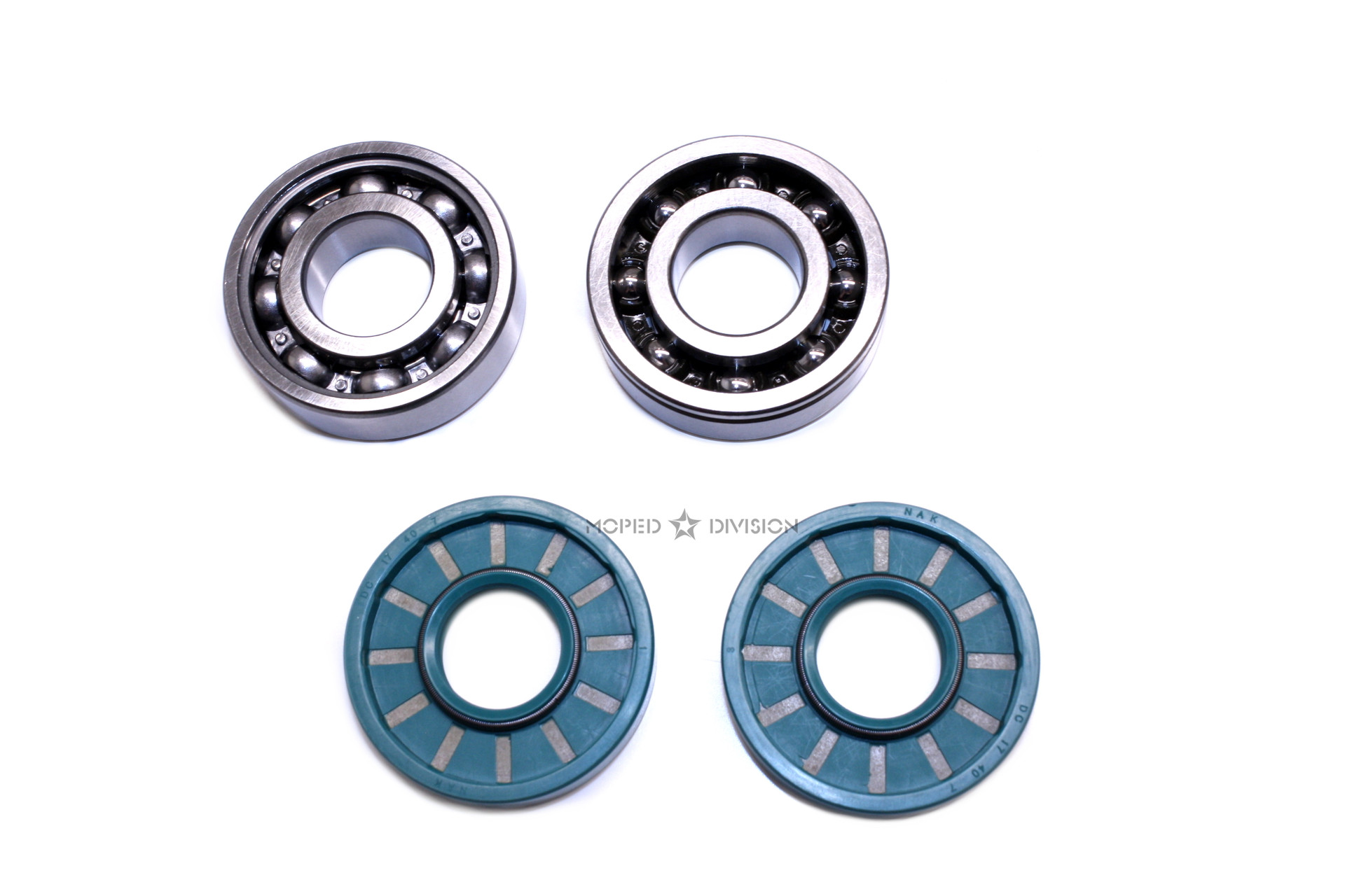 Puch E50 Crankshaft Bearings and Seals Kit BAC Moped Division