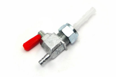 Red Handle Fuel Petcock 16mm x 1.00mm Moped Division