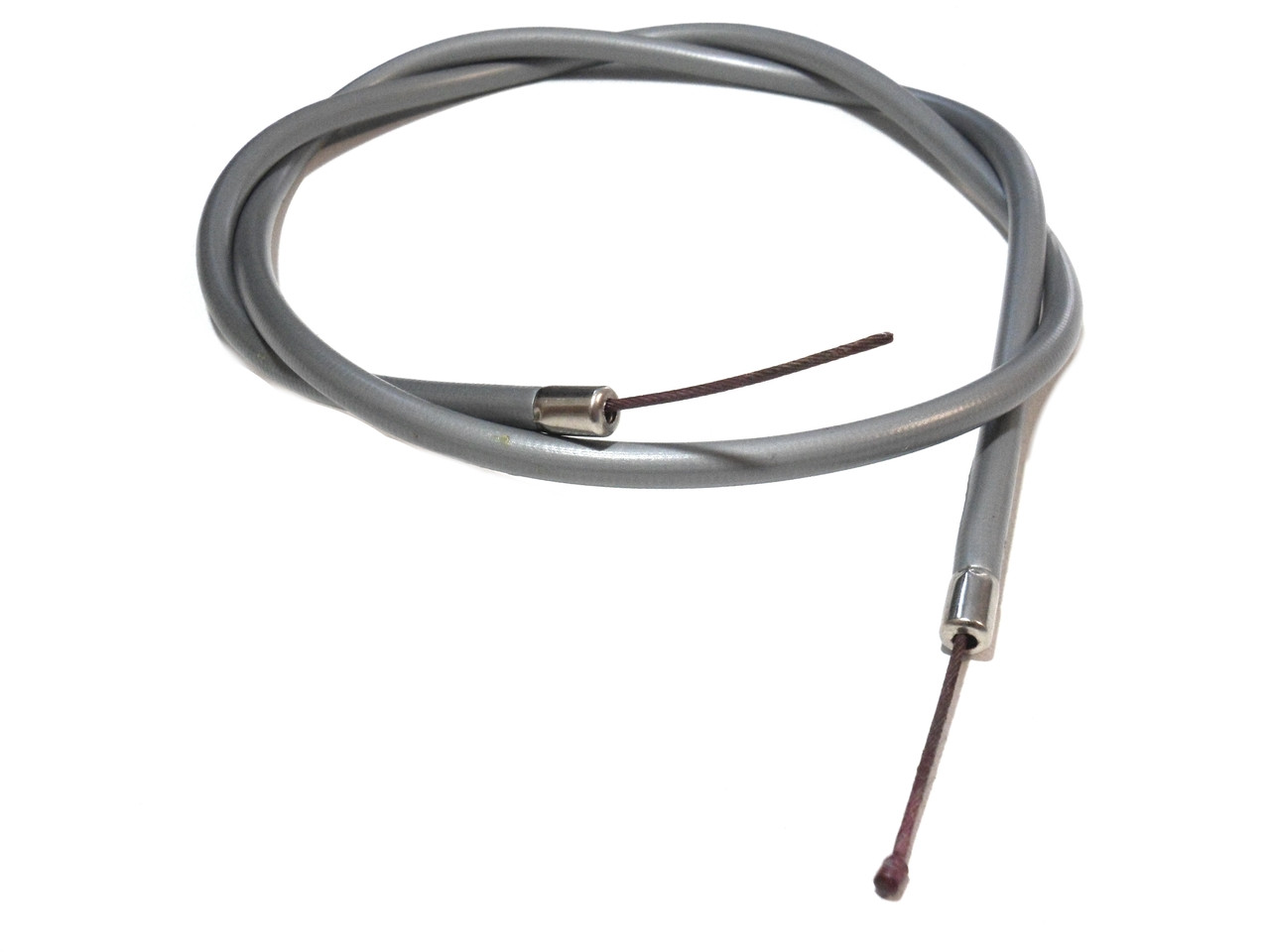 NOS Universal Short Moped Throttle / / Choke Cable Grey