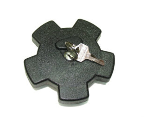 38mm Black Star Locking Gas Cap 