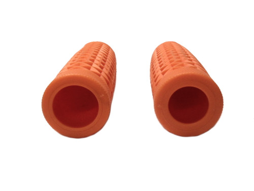 Moped / Motorcycle Vans Cult Waffle Handlebar Grip Set, 7/8" - Orange