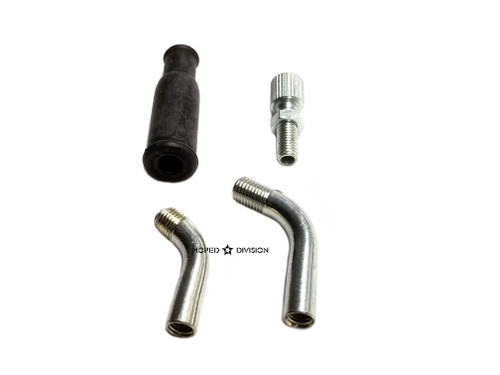 Dellorto Throttle / Choke Cable Guide Kit - 70 / 60 degree bends