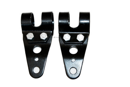 Universal Moped Headlight Bracket set - Black