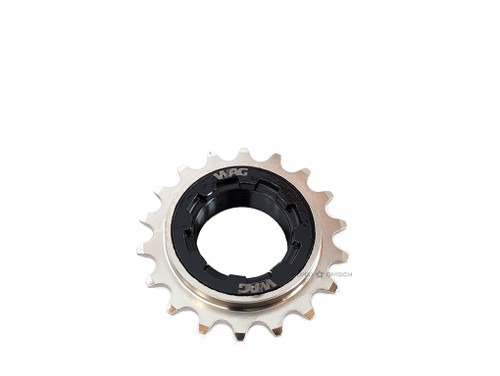 18 Tooth Freewheel Sprocket - Chrome/Black