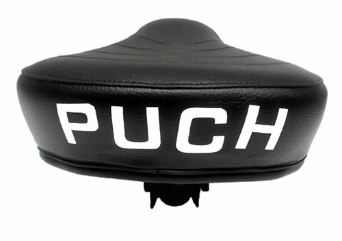Puch Black Saddle Seat - Low Profile Cushion
