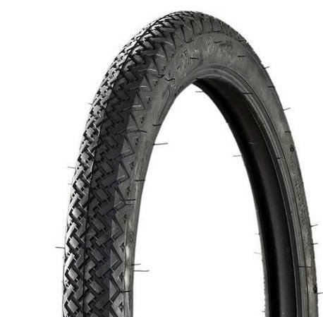 2 Kenda 2.50-17 Dowelled Tyres + 2 Air Chambers - Piaggio Ciao Si Bravo - Made In Italy
