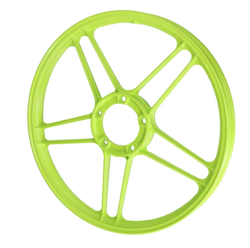 Puch 5 Star Mag Wheel - Fluorescent Yellow Puch 5 Star Mag Wheel - Fluorescent Yellow