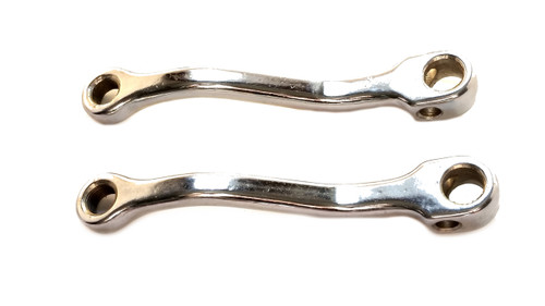 Chrome Pedal Arms Set - Peugeot / Motobecane Style - 14mm