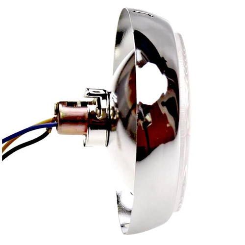  Headlight Lens and Bezel, for Puch Sears Allstate MS and MV 50 