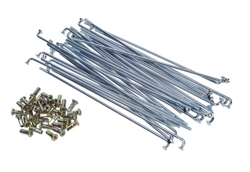 Replacement Puch Spoke and Nipple Set -190 x 2.85 , 17" Wheels