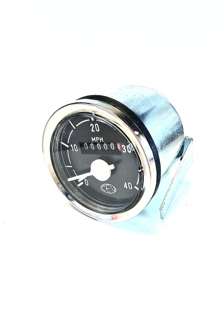  NOS CEV 40mph Speedometer, Back-lit - Black