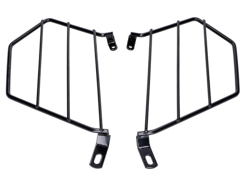 Tomos Side Saddle Bag Support Racks - Black