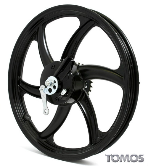 16" Black Rear Wheel Tomos Streetmate  237004