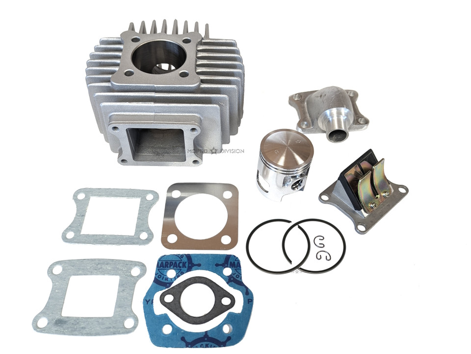 Puch Athena 45mm 70cc Reed Cylinder Kit- Bing Intake - Moped Division