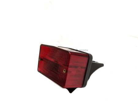 Tomos A35 Rear Tail Light with Mount - Rectangle Version - Moped Division