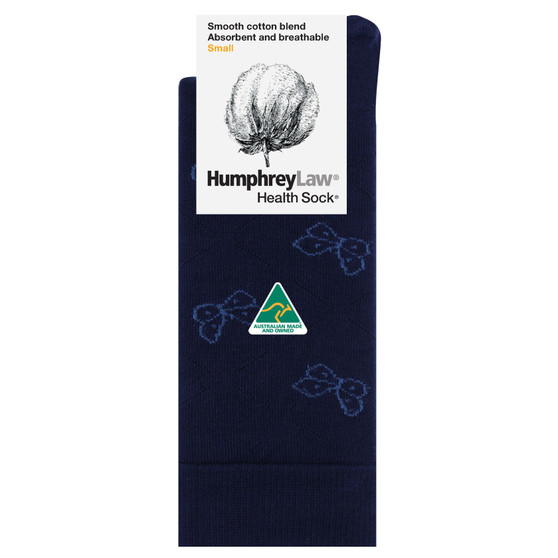 85% Mercerised Cotton Daisy Patterned Health Sock - Cutty Sark