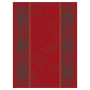 Poesie d'Hiver 60x80 100% Cotton Tea Towel (Red)