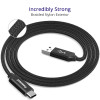 Tronsmart Powerlink 6ft-180cm USB-C to USB-A 2 Nylon Cable كابل ترونسمارت تيب سى نايلون 180 سم