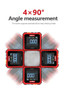 Uni-T Angle Meters Four-Side Magnets Two-Side lasers  منقلة ديجيتال بخيطن ليزر