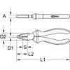 KSTools ERGOTORQUE VDE combination pliers, 210mm بنسة 8 بوصة 1000 فولت