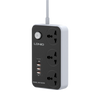 Ldnio Universal Power Strip مشترك كهربائى ثلاثى مزود بمخارج USB