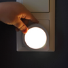 brennenstuhl LED Night Light with Dawn Light Sensor Technology / Night Light with Euro-Plug (soft and warm light, energy-Saving) وناسة ليد بمفتاح