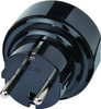 brennenstuhl Travel plug / travel adapter (travel socket adapter for: Euro socket and England plug) برنتشول محول من ثلاثى الى ثنائى
