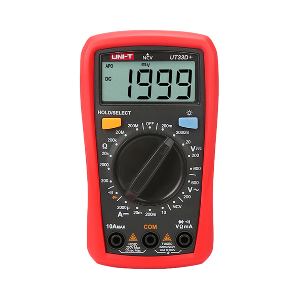 Uni-T Palm Size Multimeter مالتى ميتر ديجيتال 600 فولت مقاومة 200 اوم