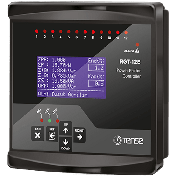 Power Factor Controller ( LCD screen) 12 خطوة