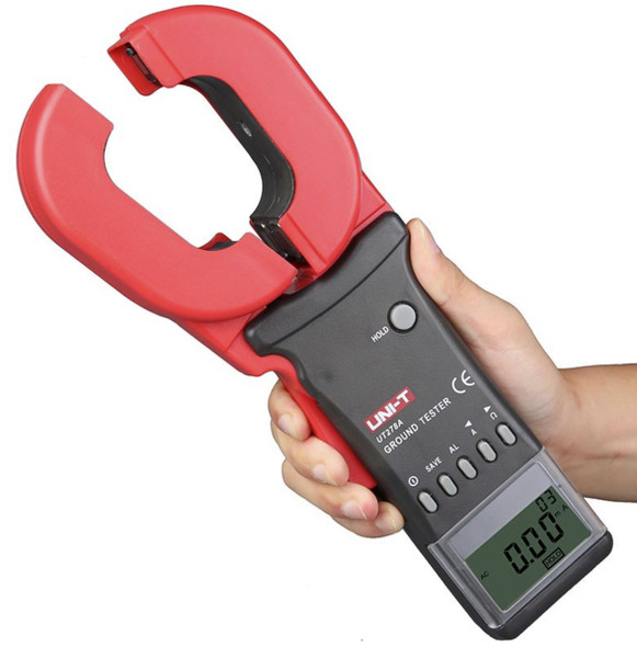 كلامب قياس واختبار القطب الارضى Uni-T Clamp Earth Ground Tester كلامب قياس واختبار القطب الارضى Uni-T Clamp Earth Ground Tester