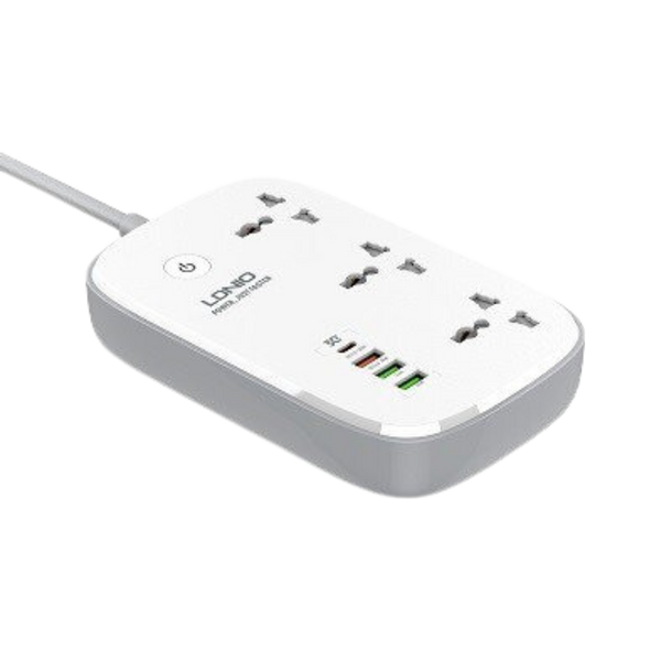 LDNIO WIFI Smart Universal Power Strip 3 Outlets مشترك كهربائى وشاحن ذكى يعمل على شبكة wifi